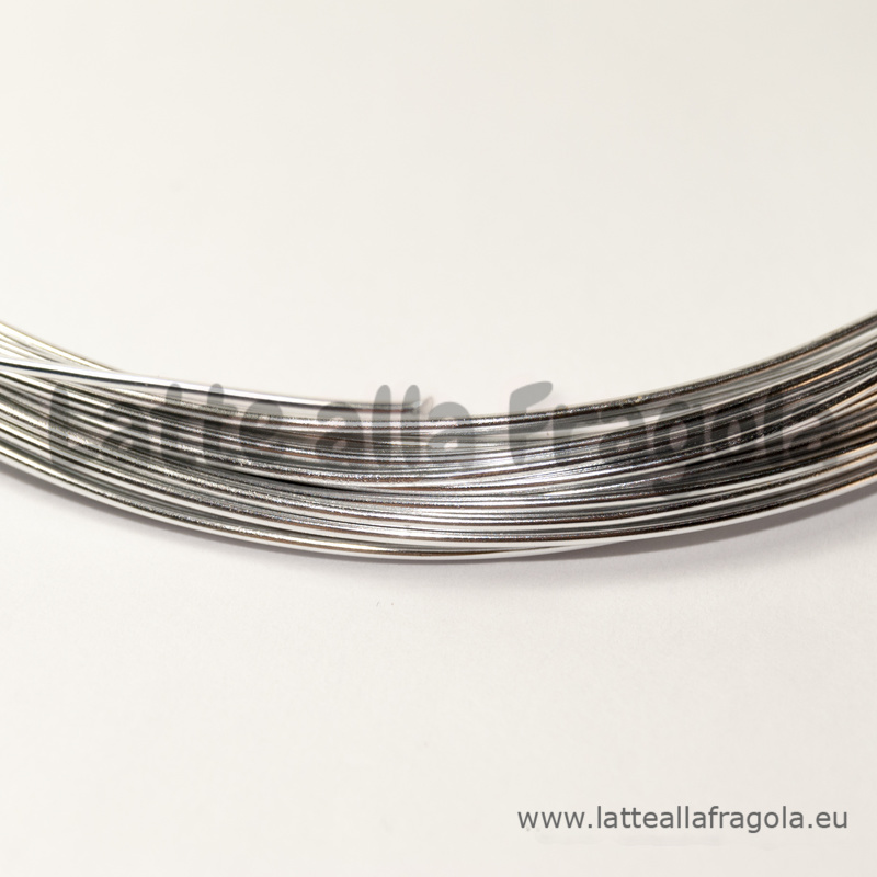 10 Metri Filo in Alluminio Argento1mm