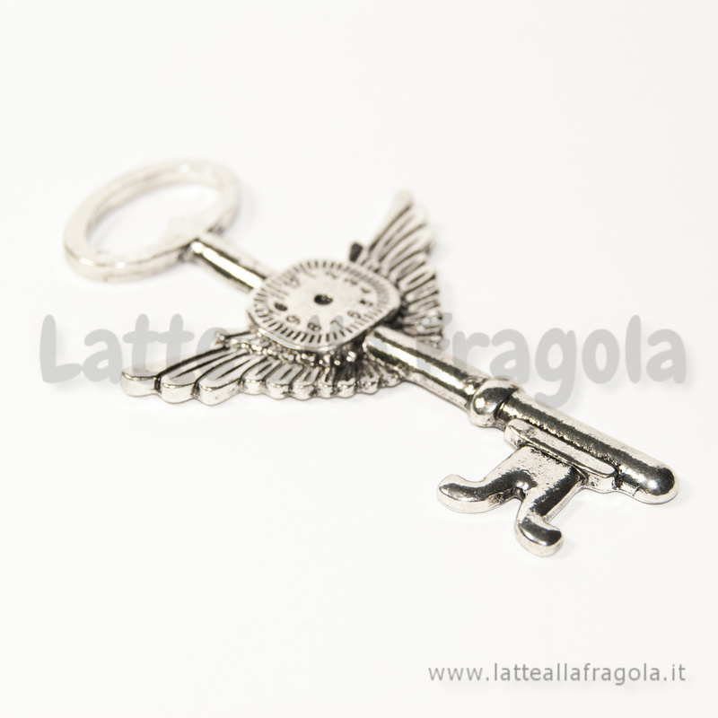 H-Customs Portachiavi In Argento – Design Moderno, Leggero, Ideale Per Auto E Casa, Regalo Originale