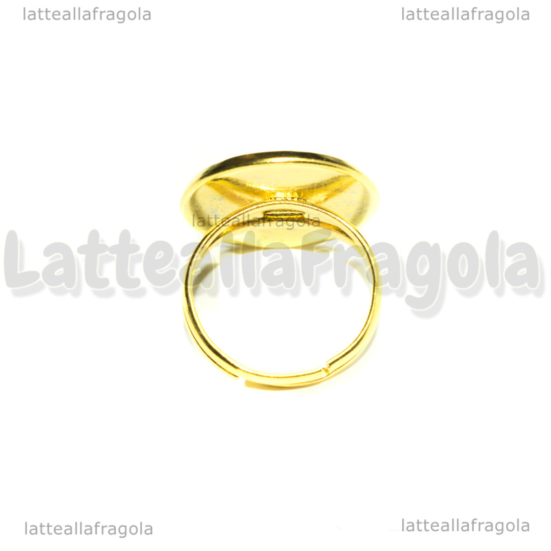 PLIGREAT Anello Vergine Base Regolabile In Argento 925 Con Artigli | Castone Con Vassoio A Farfalla Per Incastonatura Cabochon | Supporto Per Creazione Gioielli Fai Da Te
