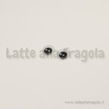 30 Occhi mobili in plastica 8x8x4mm