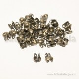 50 Coprinodo color bronzo 8x4mm