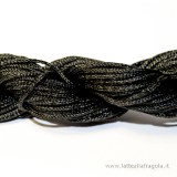 1 Metro di cordino in nylon nero da 1mm