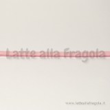 1 Metro piattina in alcantara 3x2mm rosa