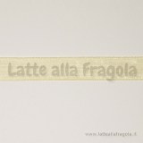 1 Metro di Organza colore giallo limone 10mm