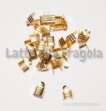 50 Terminali Gold Plated 6.5mm