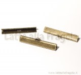 Capocorda per organza color bronzo 35x7.5mm