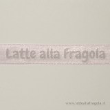 1 Metro di Organza colore rosa 10mm