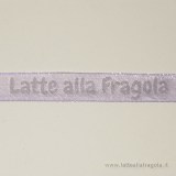 1 Metro di Organza colore glicine 10mm