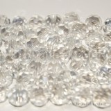 Perla in vetro sfaccettato Cristal AB 8mm