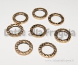 Anello Chiuso 13.5mm Color Oro Anticato
