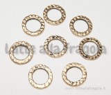 Anello Chiuso 13.5mm Color Oro Anticato