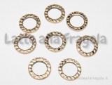 Anello Chiuso 13.5mm Color Oro Anticato