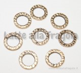 Anello Chiuso 13.5mm Color Oro Anticato