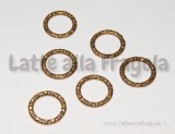 Anello Chiuso 14.5mm Color Oro Anticato
