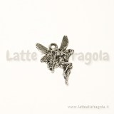 Charm Fata in metallo zincato argento antico 21x15mm