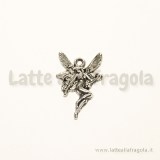 Charm Fata in metallo zincato argento antico 21x15mm