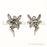 Charm Fata in metallo zincato argento antico 21x15mm