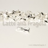 Portapendente in rame Silver Plated 15x5mm