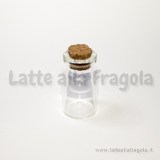 Bottiglietta in vetro con tappo di sughero 40x22mm