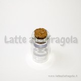 Bottiglietta in vetro con tappo di sughero 40x22mm