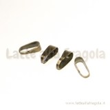 Contromaglia per ciondoli in metallo color bronzo 11x4mm