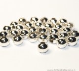 10 Perle in metallo Silver Plated 8mm 