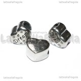 Cuore Dream in Acciaio 316 foro largo 12x11mm