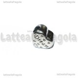 Cuore Dream in Acciaio 316 foro largo 12x11mm