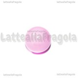 Sfera chiama angeli in rame smaltato rosa 14mm