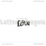 Charm Love in Acciaio Inox 12x6mm