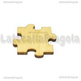 5 Puzzle in legno naturale 30x29mm