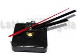 Meccanismo Orologio in plastica nera 55mm lancette dritte nere