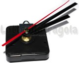 Meccanismo Orologio in plastica nera 55mm lancette dritte nere
