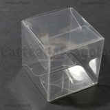 Scatola in PVC trasparente 4x4x4cm