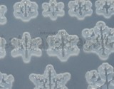 Stampo Fiocchi di Neve in silicone lucido 85x72mm