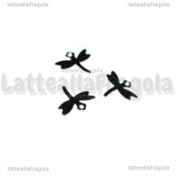 3 Charm Libellula in Acciaio Inox 12x10mm
