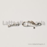 Chiusura Composta in metallo argento antico