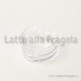 Scatola cuore in plastica trasparente 31.80x30mm