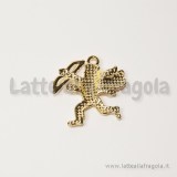 Ciondolo Cupido in metallo Gold plated 25mm