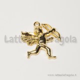 Ciondolo Cupido in metallo Gold plated 25mm