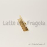 Capocorda per organza Gold Plated 30x7.5mm