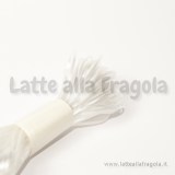 10Metri di filo elastico nylon bianco 0.4mm