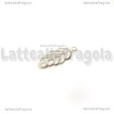 5 Foglie in acciaio inox 13x6mm