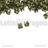 25 Coprinodo in rame color bronzo 4x3.5mm