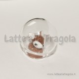 Cerbiattino in resina 15x11mm