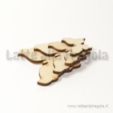 Farfalla in legno naturale 20mm