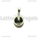 Ciondolo Sfera Chiama Angeli in rame argentato 20mm
