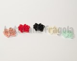5 Cabochon mazzo di fiori in resina colori misti 16mm