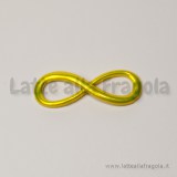 Connettore Simbolo Infinito in metallo giallo metallizzato 30x10mm