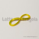 Connettore Simbolo Infinito in metallo giallo metallizzato 30x10mm